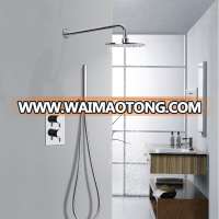 High quality concealed thermostatic valve shower with telephone shower hand TMV&WRASower head TMV