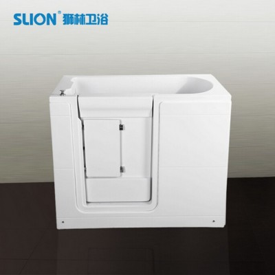 Hot Sale Acrylic bathtub  left or right handed compact design ideal for small bathroom old people