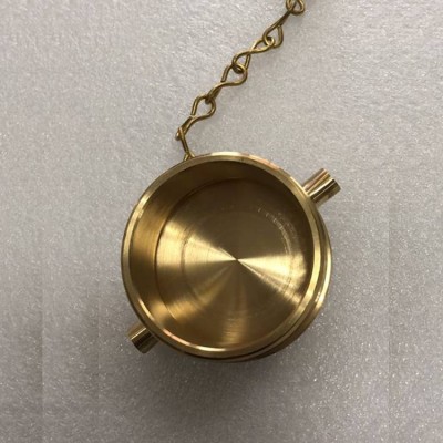 High quality brass  2 1/2" Cap with Chain use for angle hose valve firefighting safety