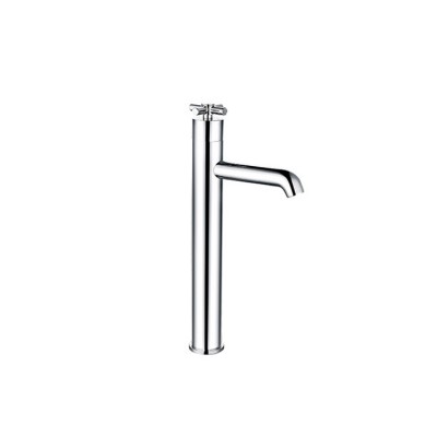 Brass single lever monobloc basin mixer contemporary elegant faucet