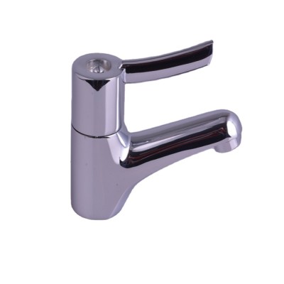 Deck Mount Single Handle Sequential Lever Basin Mixer Tap with Chrome Finish